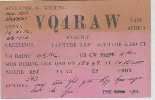 Vintage qsl radio - qsl,