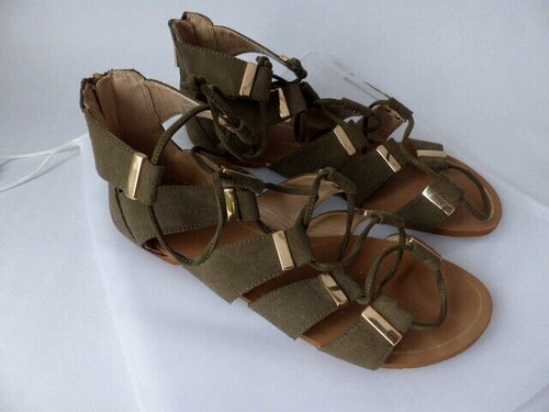 River island khaki flat ladies - khaki,