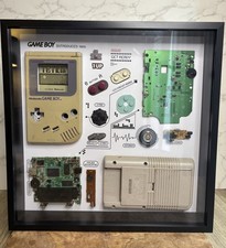 Nintendo Gameboy Original DMG Teardown Shadow Box Photo Picture Frame Wall Art