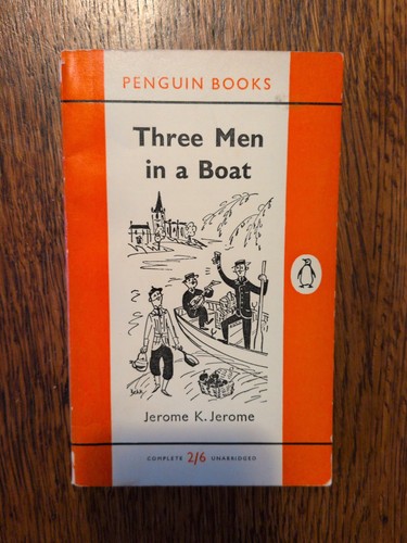 Three men boat - three,