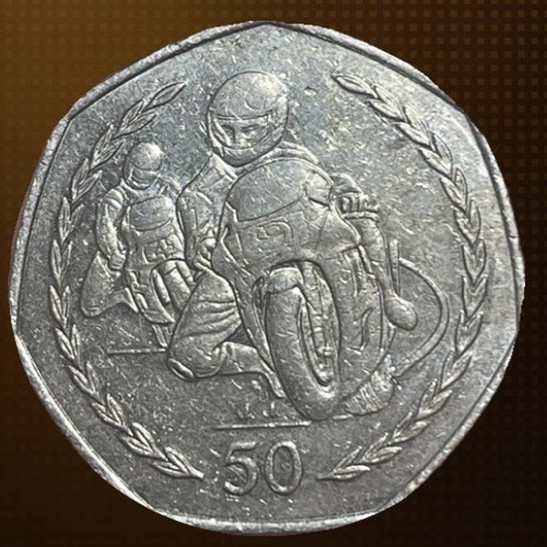 Isle man pence tourist - 50,