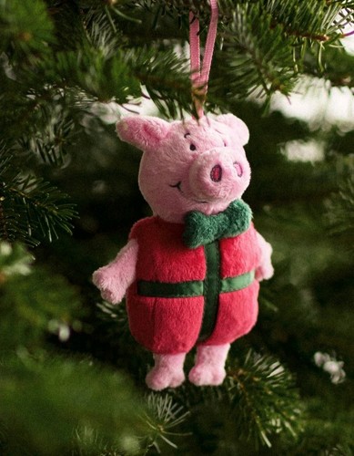 Percy pig present - pig, hanging