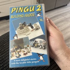 PINGU 2 - BUILDING IGLOOS 8 episodes TV Kids series PAL VHS VIDEO.