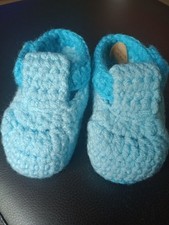 Handmade Crochet Baby Shoes