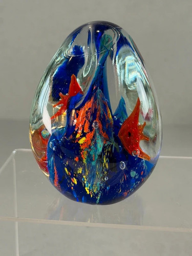 Murano style paperweight - style,