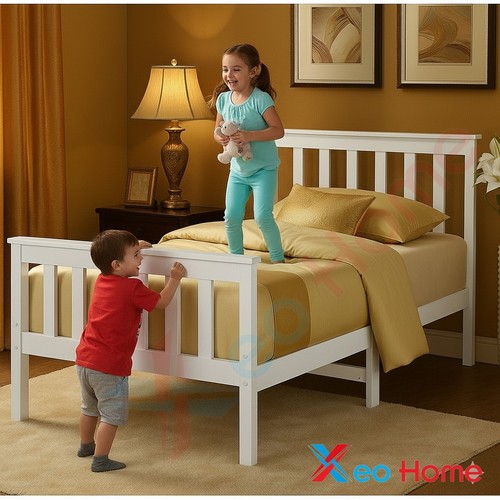 Solid 3ft wooden bed frame - solid,