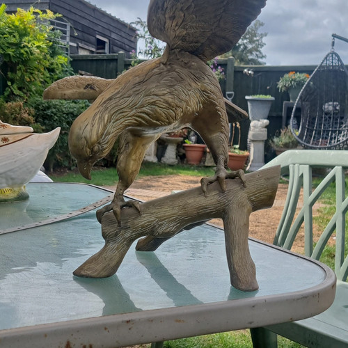 Brass eagle bird figurine - eagle,