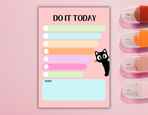 Magnetic daily list - a4,