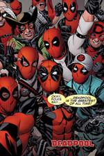 (072) NEW MAXI WALL POSTER MARVEL COMIC DEADPOOL GROUP SELFIE