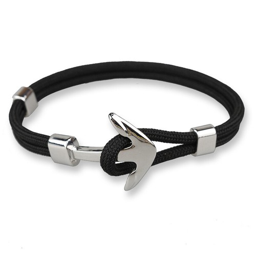 Silver metal anchor polyester - metal,
