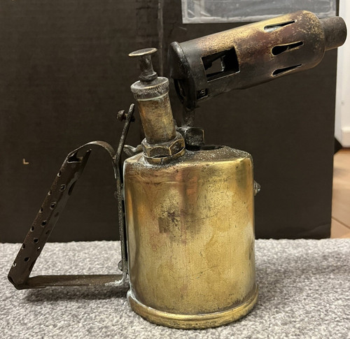 Vintage burmos brass paraffin - brass,