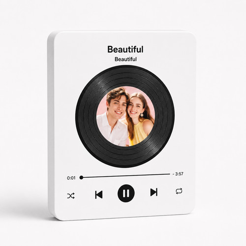 Personalized wooden record - personalized,