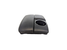 10-15 AUDI Q7 4L GENUINE BLACK LEATHER  ARM REST WITH CUP HOLDER 4L1864207