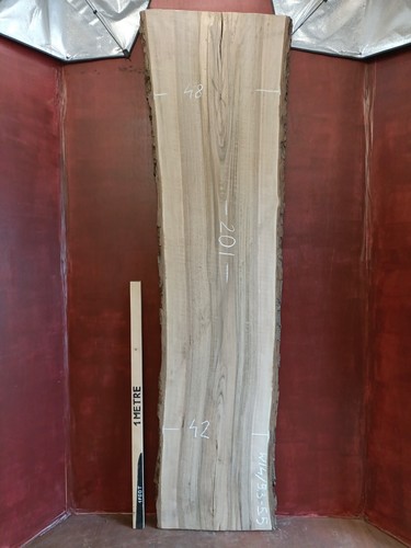 Walnut slab board 201x42 - walnut, 201x42-48cm