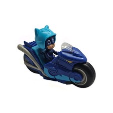 PJ Masks Catboy Kickback Motorcycle with a removable Catboy action figure
