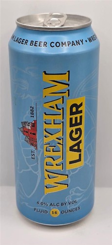 Craft beer can wrexham lager - beer,