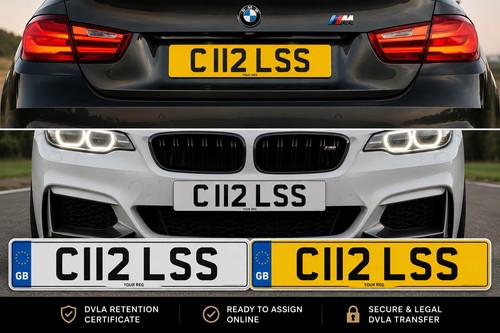 Personalised number plate c112 - personalised,
