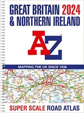 Great Britain A-Z Super Scale Road Atlas 2..., A–Z Maps