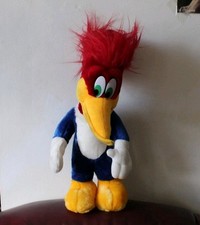 Vintage 1999 Woody Woodpecker Plush Toy Classic Cartoon Character (Used)