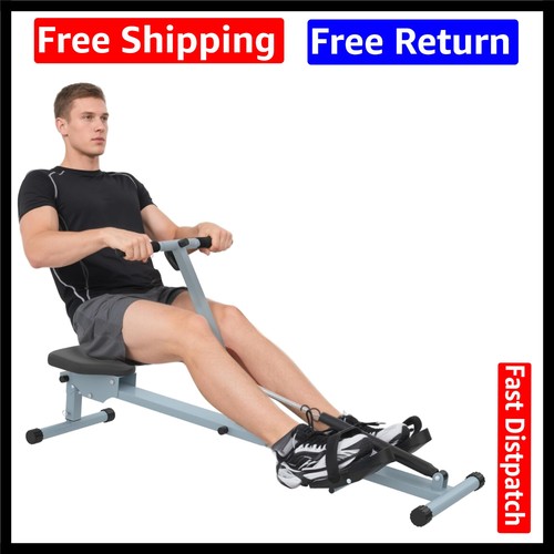 Compact rowing machine with - machine,
