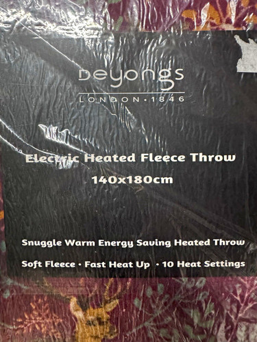 Deyongs heated fleece throw - deyongs,