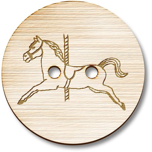 Carousel horse wooden - 'carousel,