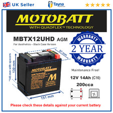 Motorcycle Battery for