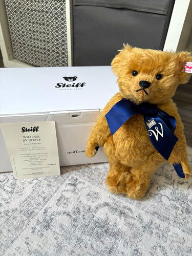 Steiff william teddy bear - william, 30cm