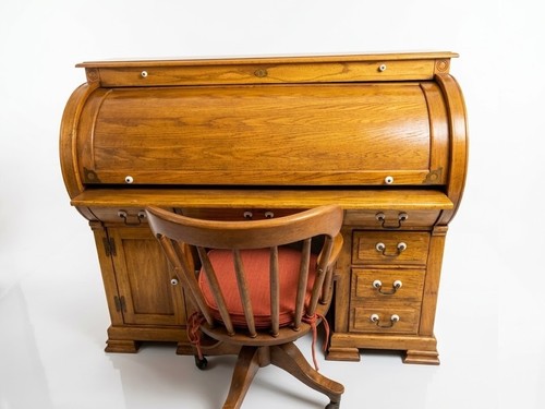 Antique curve golden oak - s-curve,
