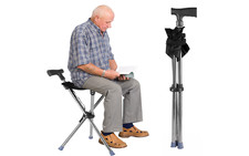 Folding Walking Stick Seat