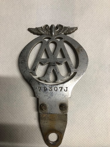 Vintage car badge - aa,