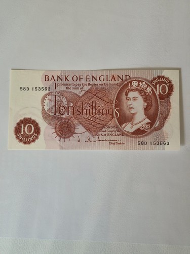 Ten shilling note - bank, of