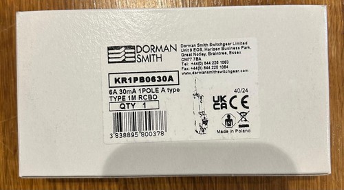 Dorman smith kr1pb0630a - smith,