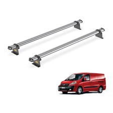 Fiat Scudo Roof Rack for 2007-2016 H1 Roof Van 2x Roof Bars Van Guard Trade