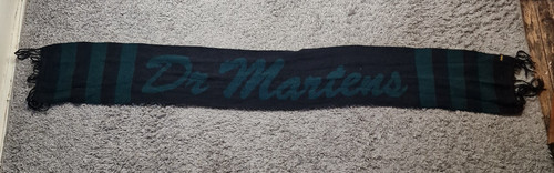 Martens scarf wool black - scarf,