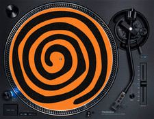 Orange Spiral Tribe Swirl