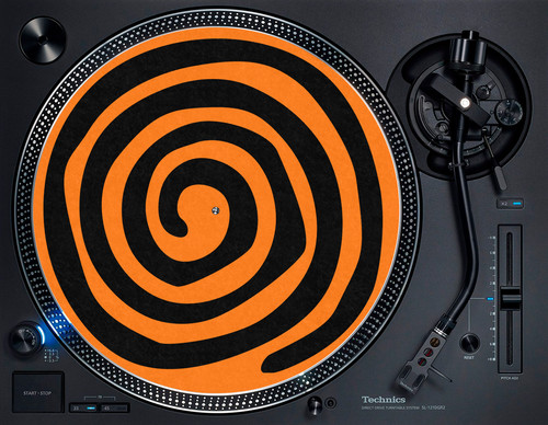 Orange spiral tribe - spiral,