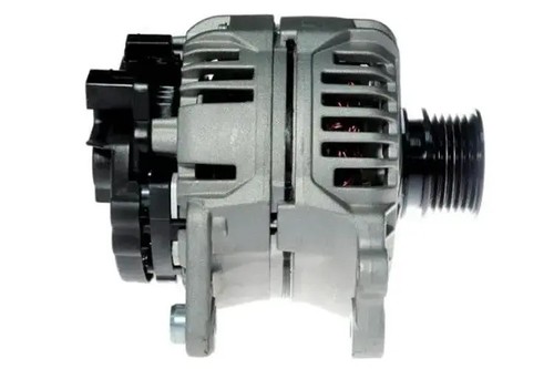 Alternator with ribbed belt - with,