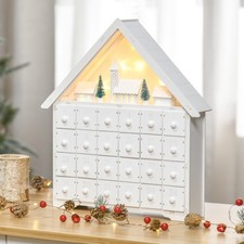 24-Drawer Wooden Christmas