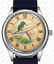 Japanese Kingfisher Over Lotus