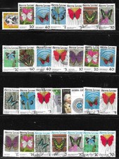 Sierra Leone 46 different Used