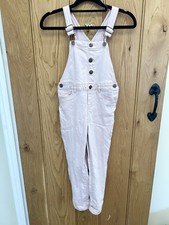 Oshkosh Bgosh Blush Pink Dungarees Overalls Age 7 Denim