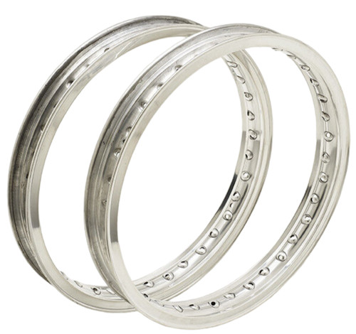 Aluminum rim edge vintage - aluminum, h