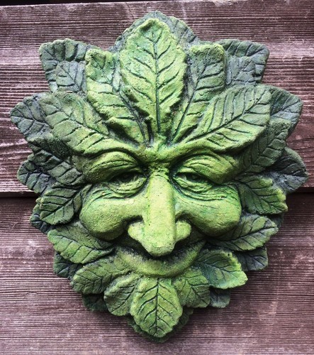 Wise green man decorative - , wall
