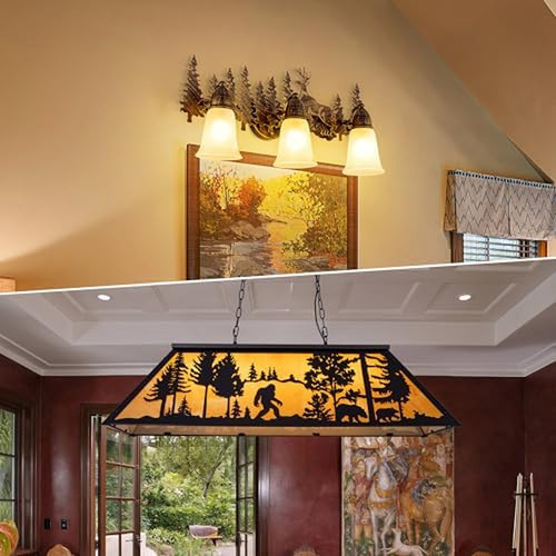 Tiffany pool table light and - pool,