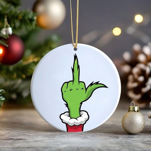 Ceramic decoration grinch - -,
