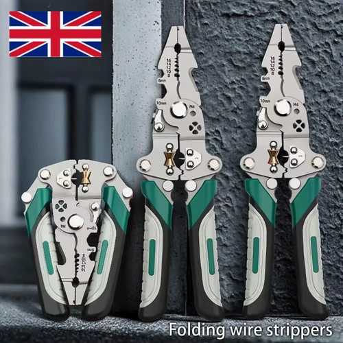 Foldable wire strippers - wire,