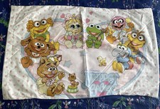 The Muppets Muppet Babies Jim Henson Original Pillow Case NEW Rare 1987