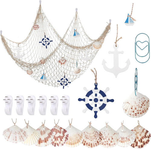 Decorative fishing net 2m - decorative,