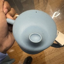 Blue Matte Ceramic Teapot with
